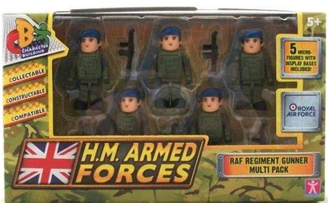 Herobloks Raf Regiment Gunner Blue Beret Character Building