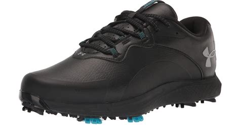 Under Armour Charged Draw 2 Spikeless Cleat Golf Shoe In Black For Men Lyst