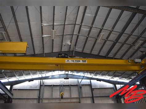 Skarnes Inc 10 Ton Overhead Bridge Crane 58 Width Double Girder