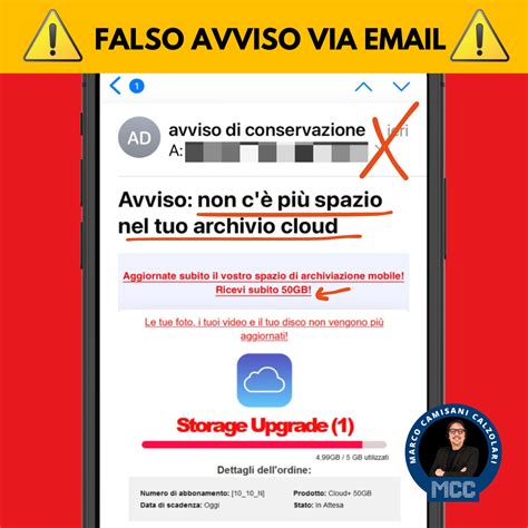 Falso Avviso Via Email Marco Camisani Calzolari