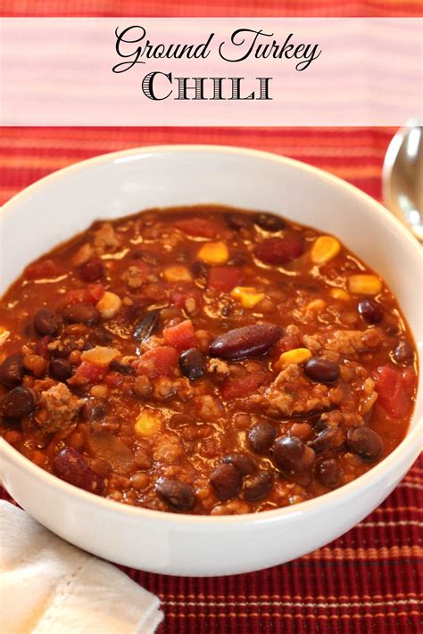 Ground Turkey Chili