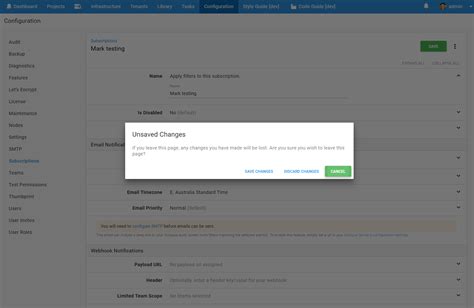 UI adding a save option to the 'unsaved changes' dialog · Issue #4777