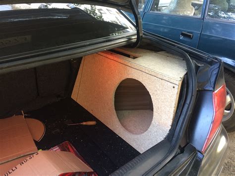 Как сделать стелс короб для сабвуфера своими руками в крыло тойота - 80 ...