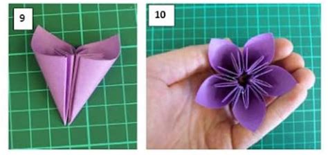 Flor de Origami para Decoração passo a passo