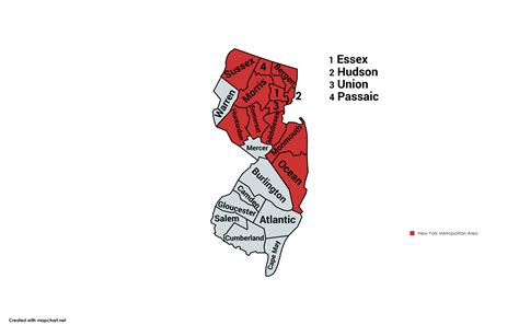 Map Of Middlesex County Nj Towns Detailed Ancestry Characteristics