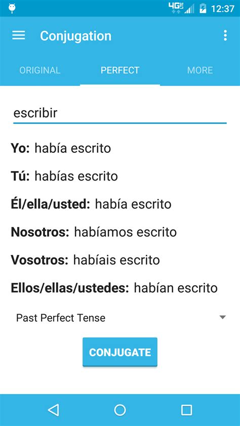 Conjugate Spanish Verbs