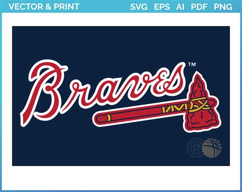 Atlanta Braves - Primary Dark Logo (2022) - Baseball Sports Vector SVG ...