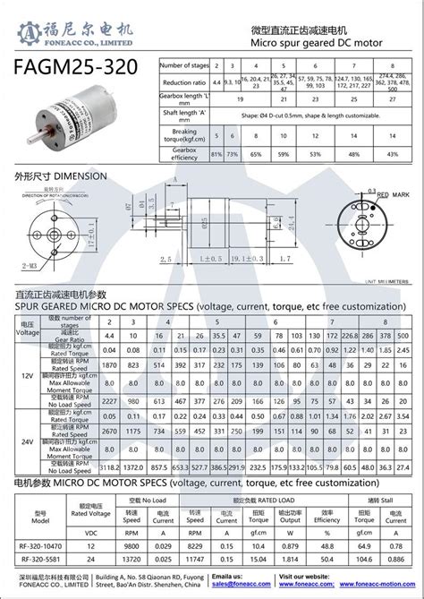 Gm Rf Dc Spur Geared Motor Foneacc Motor