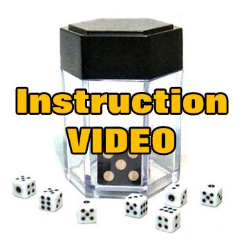 instruction video magic dizzy dice maker magictrickscom