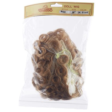 Tallina S Dark Blonde Long Curly Doll Wig Doll Hair Doll Supplies Craft Supplies Factory