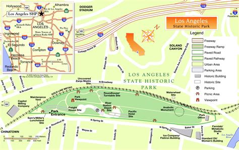 Los Angeles State Historic Park Map