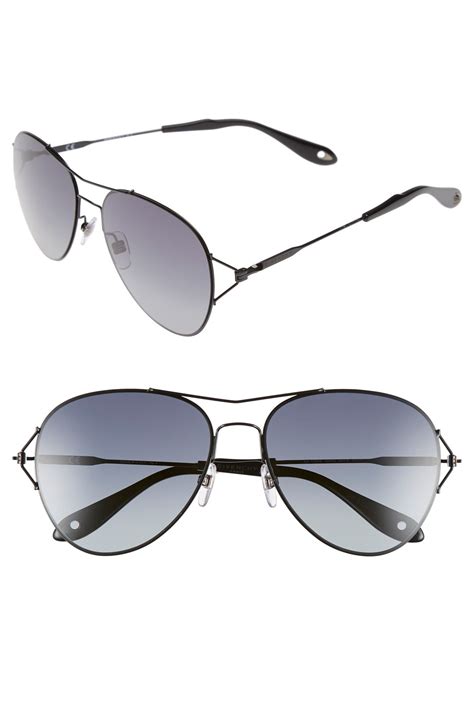 Givenchy 56mm Aviator Sunglasses Nordstrom
