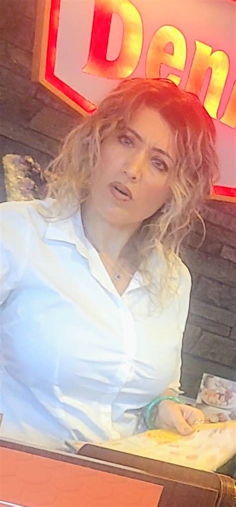 SMOKIN HOT Dennys Manager HUGE SHIRT BUSTING BOOBS Got Her Again Forum