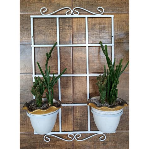 Suporte Para Planta Parede - Suporte Para Plantas Parede 65 Cm Branco | Shopee Brasil