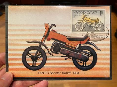 1984 Fantic Motor Concord Sprinter Postage Stamp Moped Photos