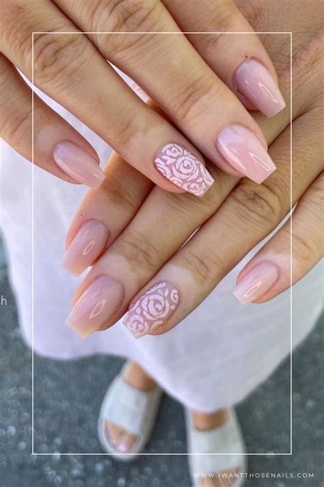 50 Stunning Rose Nail Designs For The Perfect Wedding Look Rose