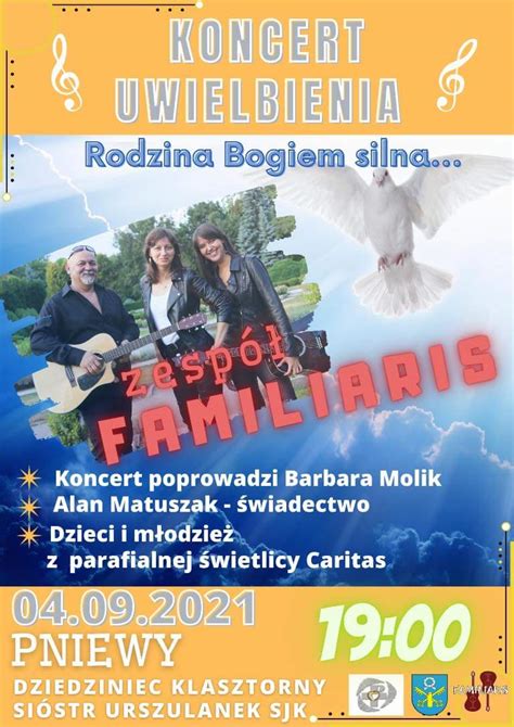 Zapraszamy Na Koncert Uwielbienia Rodzina Bogiem Silna Sanktuarium