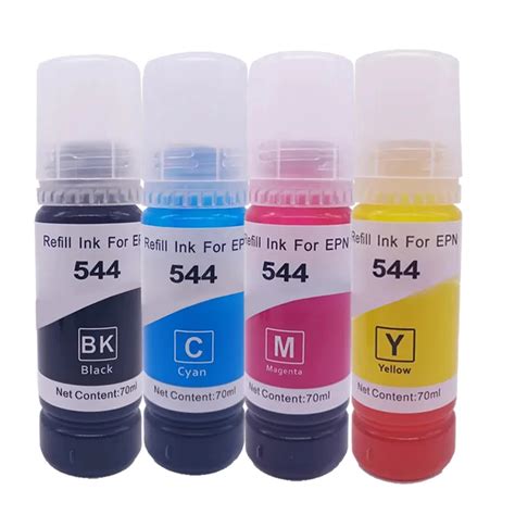 T Dye Ink Colors Ml Bottle Refill Kit Fit For Epson Ecotank