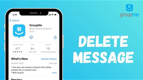 How To Delete Messages On Groupme App Youtube