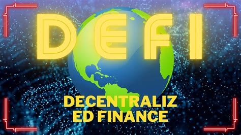 What Is Decentralized Finance Defi The DeFi Movement Explained YouTube