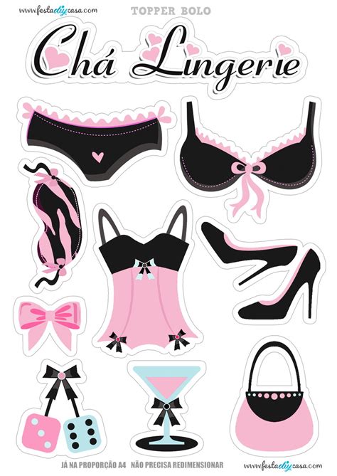 Arquivo de Corte Chá de Lingerie Festa Pronta Elo