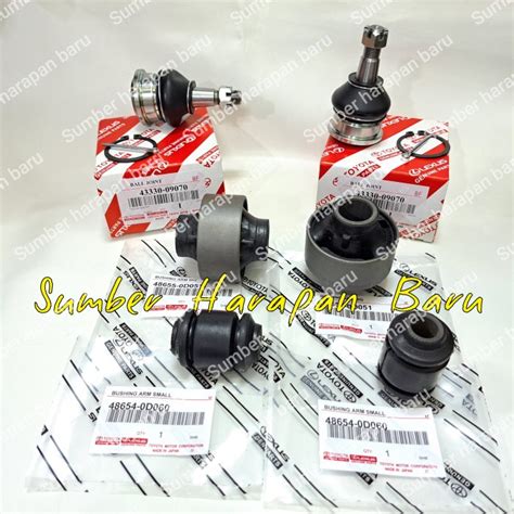 Jual Bushing Arm Set Besar Kecil Dan Ball Joint Yaris New Vios Oem Set