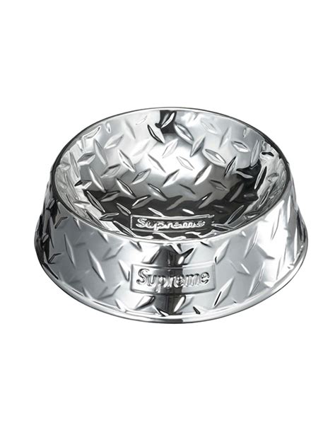 Supreme Diamond Plate Dog Bowl 1687076261 투엘 Twoel