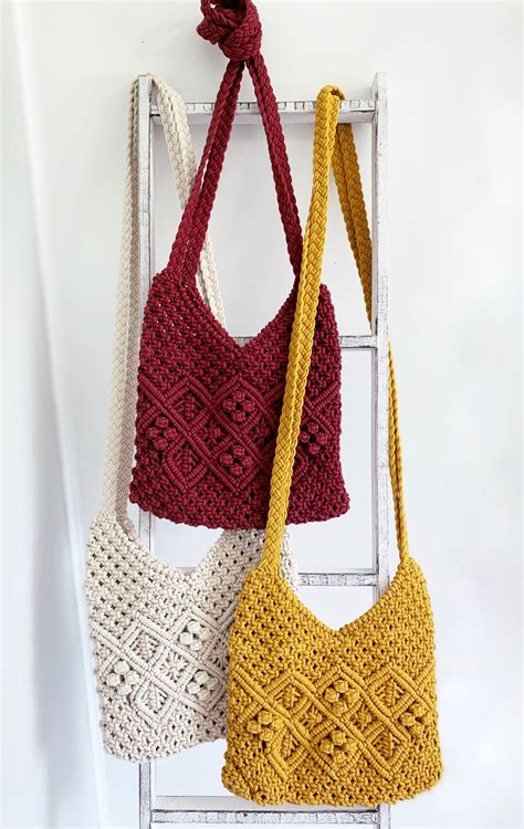 Why Knot Macrame Tote Etsy Macrame Bag Bag Pattern Macrame Diy