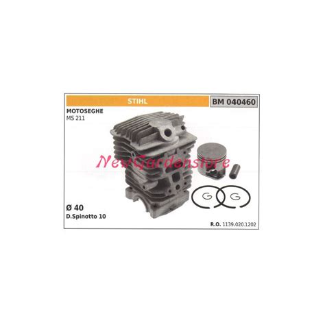 Segments de cylindre à piston STIHL moteur de tronçonneuse MS 211 0