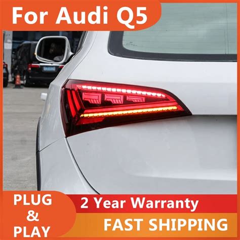 Car Model For Audi Q5 Tail Light 2008 2017 Animation LED Tail Lamp Rear