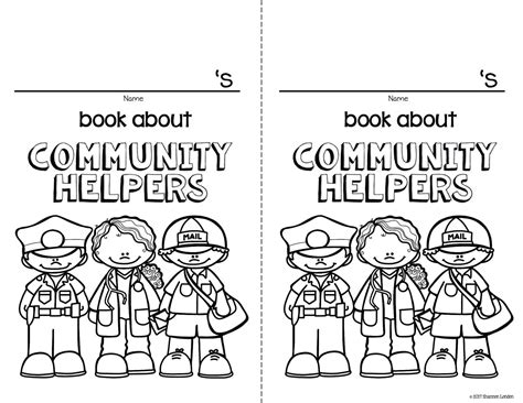 Community Helpers Unit For Preschool And Kindergarten Community