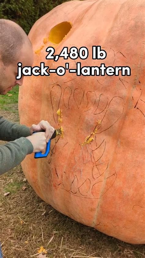 Largest Pumpkin Carving Hack Pumpkin Carving Disney Pumpkin Carving