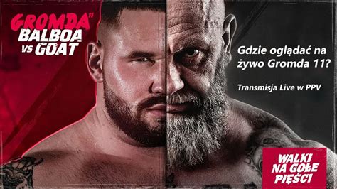 Gromda Gdzie Ogl Da Na Ywo Transmisja Live Z Gali W Us Udze Ppv