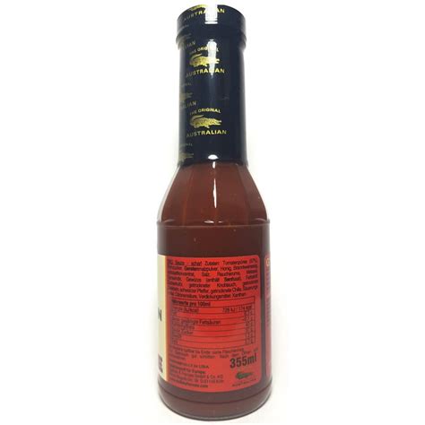 The Original Australian Hot And Spicy Bbq Sauce 355ml