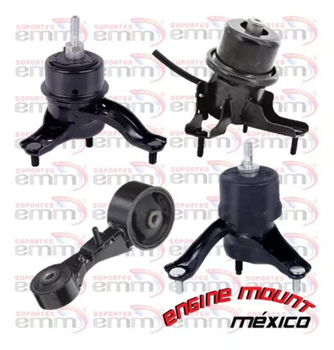 Kit 4 Soportes Motor transmisión Toyota Camry 2007 2011 3 5l Envío gratis