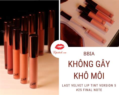 Review Son Kem Bbia 25 Final Note Màu Đỏ Nâu Đất Đẹp Nhất Hot Nhất