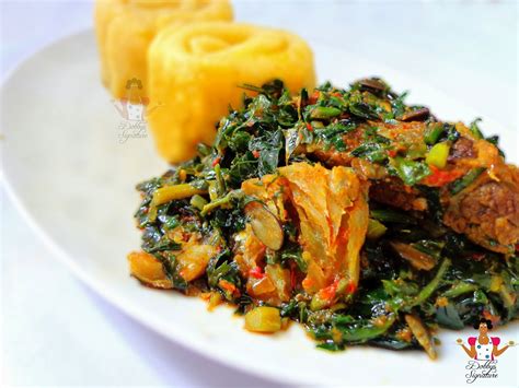 Vegetable Soup Efo Riro Recipe Dobby S Signature