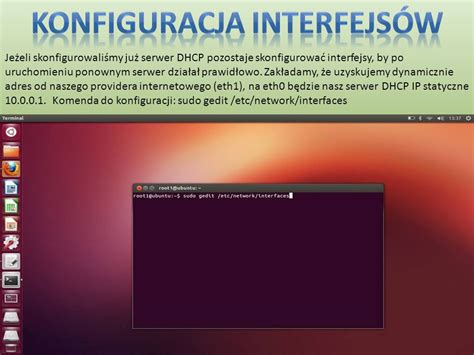 Sieć oparta o serwer Ubuntu ppt pobierz