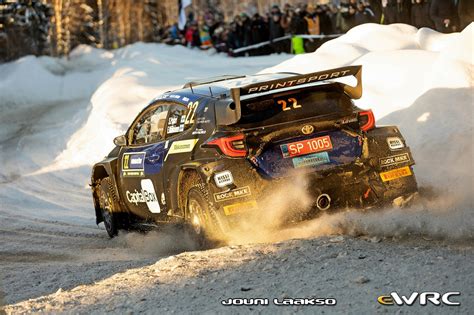 Pajari Sami Mälkönen Enni Toyota GR Yaris Rally2 Rally Sweden 2024