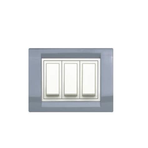 White And Grey Anchor Roma Modular Switches With Anti Crack Body