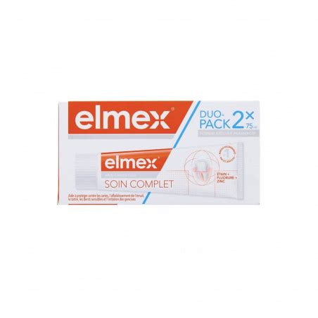 Elmex Dentifrice Anti Caries Plus Soin Complet X Ml