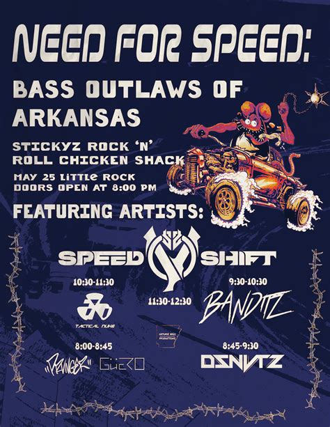 Need For Speed Stickyz Rock N Roll Chicken Shack