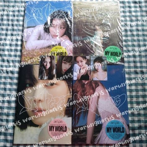 Jual [ready Stock] 3rd Mini Album Aespa Welcome To My World Intro Ver