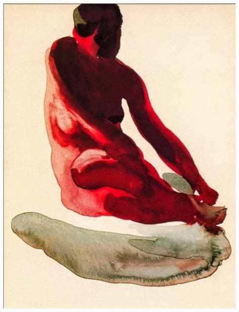 No Brash Festivity Georgia OKeeffe Nude No Watercolor On