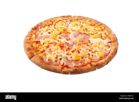 Delicious Classic Italian Pizza With Bacon Pineapple And Cheese