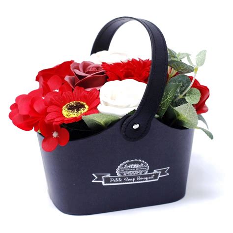 Flower Box Czerwony Bukiet Mydlany Koszyk Kwiaty Psfb Cena