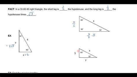 How To Solve 30 60 90 Triangle