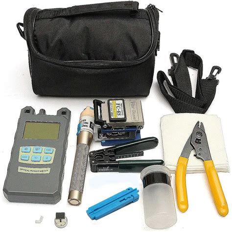 New Fiber Optic FTTH Tool Kit With FC 6S Fiber Cleaver And High