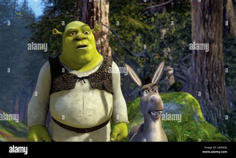 SHREK 2, SHREK, DONKEY, 2004 Stock Photo - Alamy