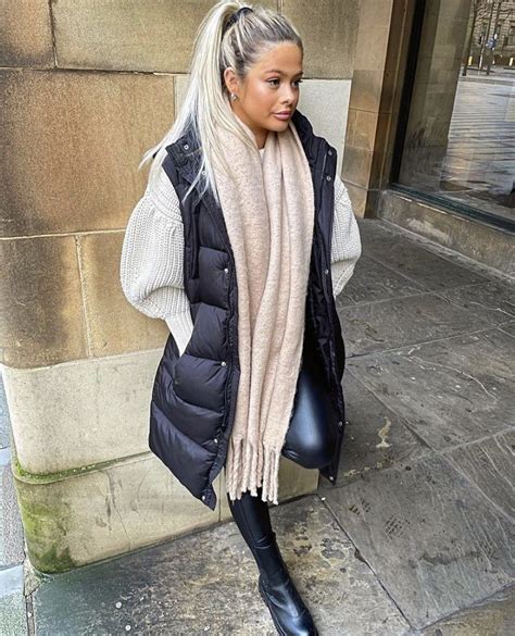 Long Hooded Puffer Vest Curated On Ltk Artofit